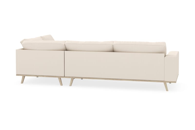 Copenhagen 4-istuttava Oikeakätinen L-muotoinen Divaanisohva Manchester-kankaalla - Beige - Huonekalut - Sohva - Divaanisohva