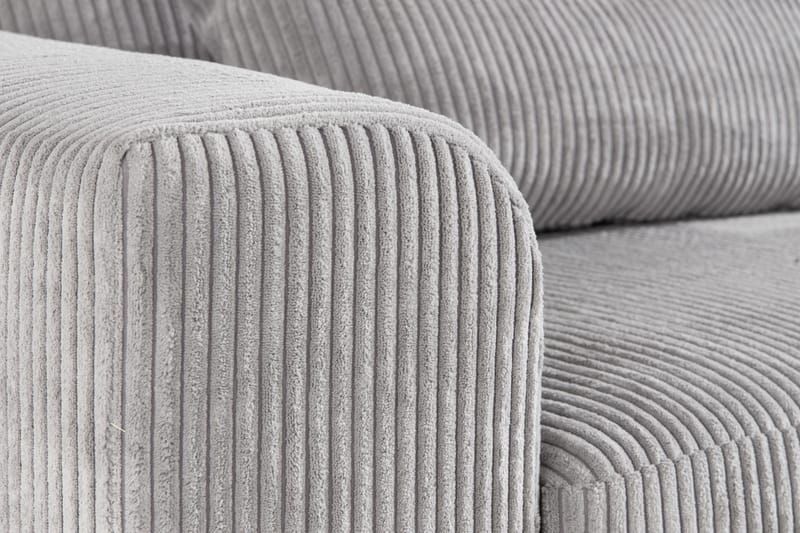 Copenhagen 4-istuttava Oikeakätinen L-muotoinen Divaanisohva Manchester-kankaalla - Vaaleanharmaa - Huonekalut - Sohva - Divaanisohva