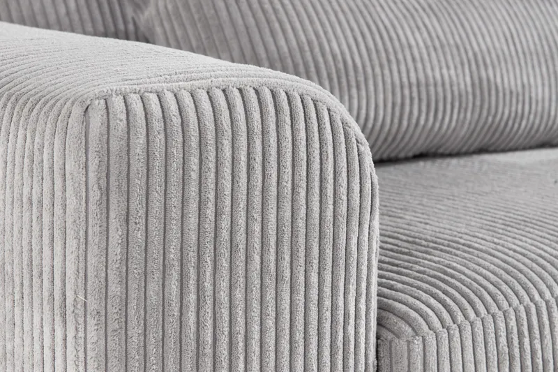 Copenhagen 4-istuttava Oikeakätinen L-muotoinen Divaanisohva Manchester-kankaalla - Vaaleanharmaa - Huonekalut - Sohva - Divaanisohva