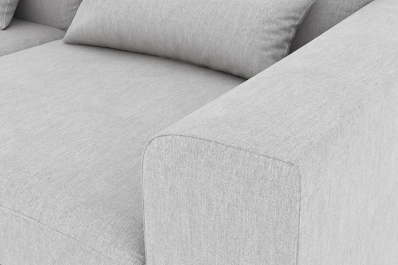 Copenhagen 4-istuttava Vasenkätinen L-muotoinen Divaanisohva Kankaalla - Harmaa - Huonekalut - Sohva - Divaanisohva