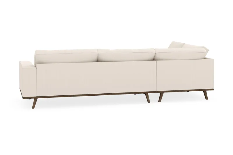 Copenhagen 4-istuttava Vasenkätinen L-muotoinen Divaanisohva Manchester-kankaalla - Beige - Huonekalut - Sohva - Divaanisohva