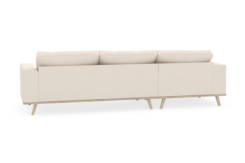 Copenhagen 4-istuttava Vasenkätinen L-muotoinen Divaanisohva Manchester-kankaalla - Beige - Huonekalut - Sohva - Divaanisohva