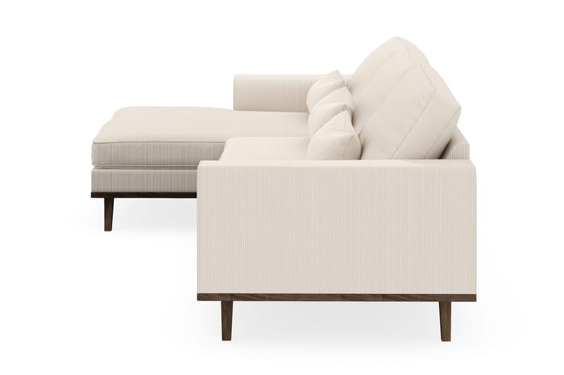 Copenhagen 4-istuttava Vasenkätinen L-muotoinen Divaanisohva Manchester-kankaalla - Beige - Huonekalut - Sohva - Divaanisohva
