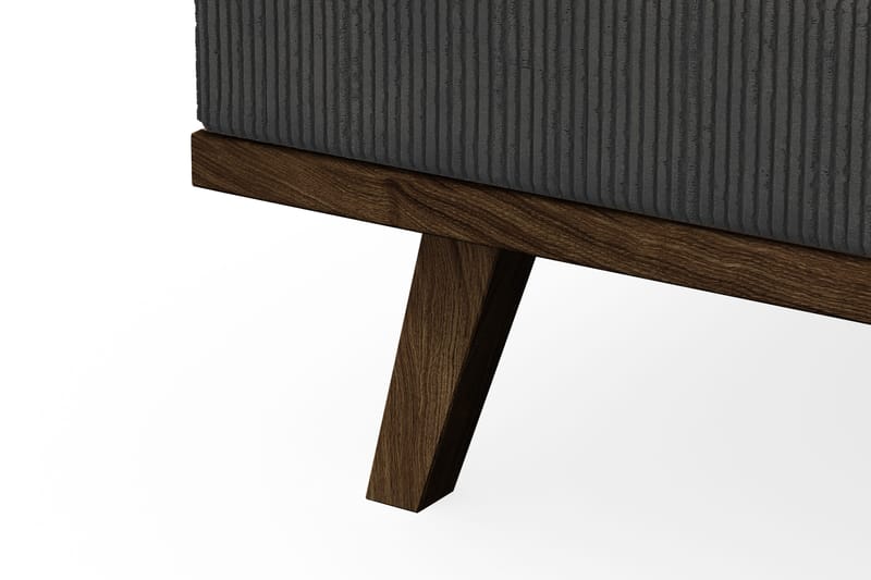 Copenhagen 4-istuttava Vasenkätinen L-muotoinen Divaanisohva Manchester-kankaalla - Tummanharmaa - Huonekalut - Sohva - Divaanisohva