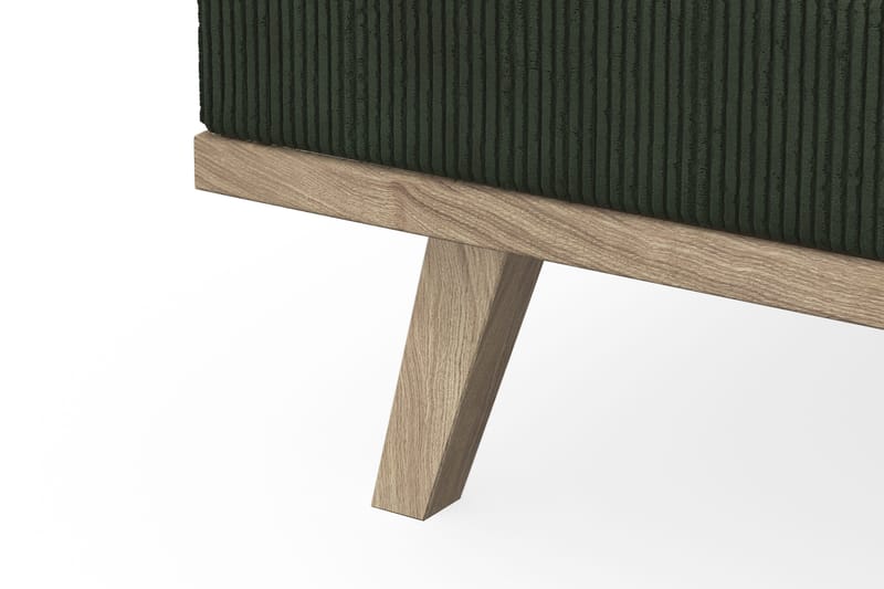 Copenhagen 4-istuttava Vasenkätinen L-muotoinen Divaanisohva Manchester-kankaalla - Tummanvihreä - Huonekalut - Sohva - Divaanisohva