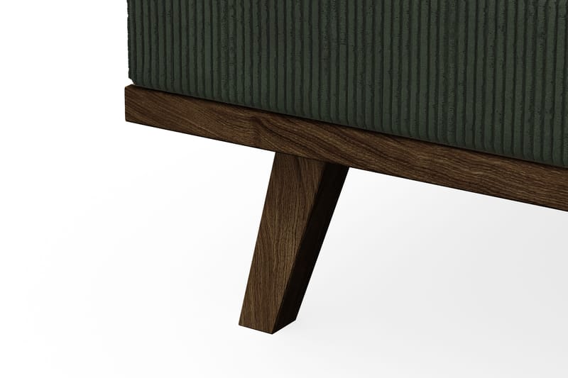 Copenhagen 4-istuttava Vasenkätinen L-muotoinen Divaanisohva Manchester-kankaalla - Tummanvihreä - Huonekalut - Sohva - Divaanisohva