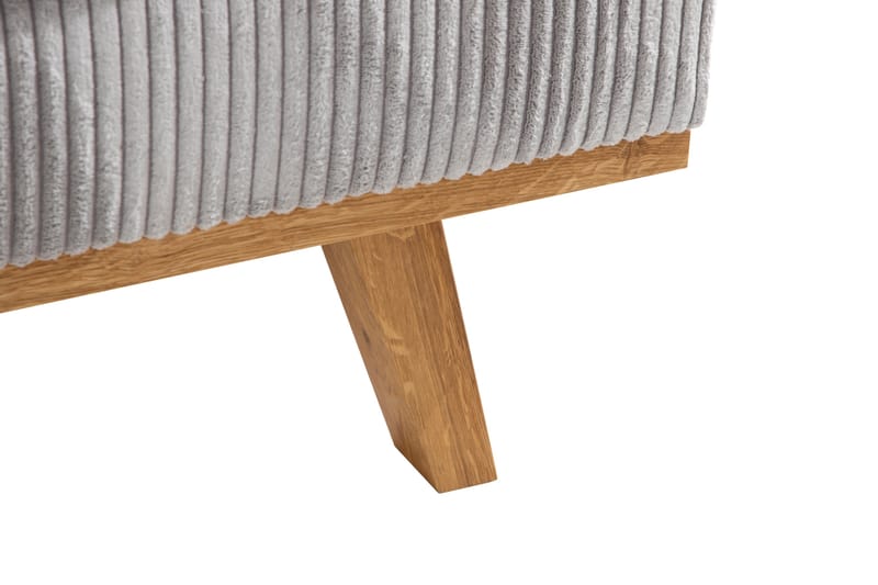 Copenhagen 4-istuttava Vasenkätinen L-muotoinen Divaanisohva Manchester-kankaalla - Vaaleanharmaa - Huonekalut - Sohva - Divaanisohva