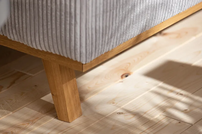 Copenhagen 4-istuttava Vasenkätinen L-muotoinen Divaanisohva Manchester-kankaalla - Vaaleanharmaa - Huonekalut - Sohva - Divaanisohva