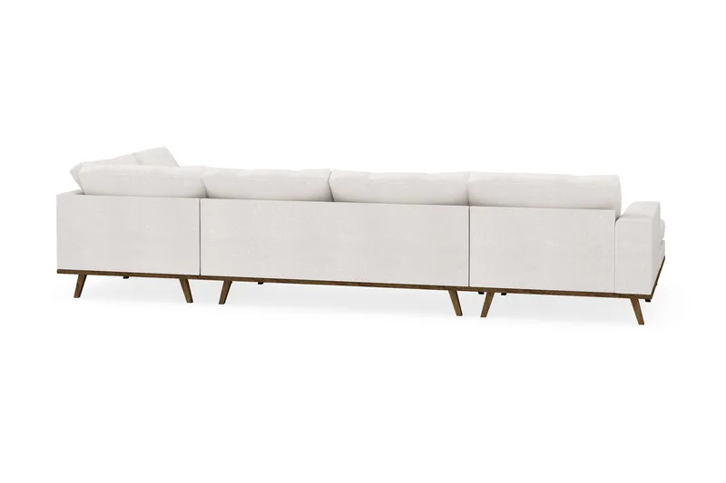 Copenhagen 5-istuttava Oikeakätinen U-muotoinen Sohva Divaanilla ja Divaanituolilla Bouclélla - Valkoinen - Huonekalut - Sohva - Divaanisohva