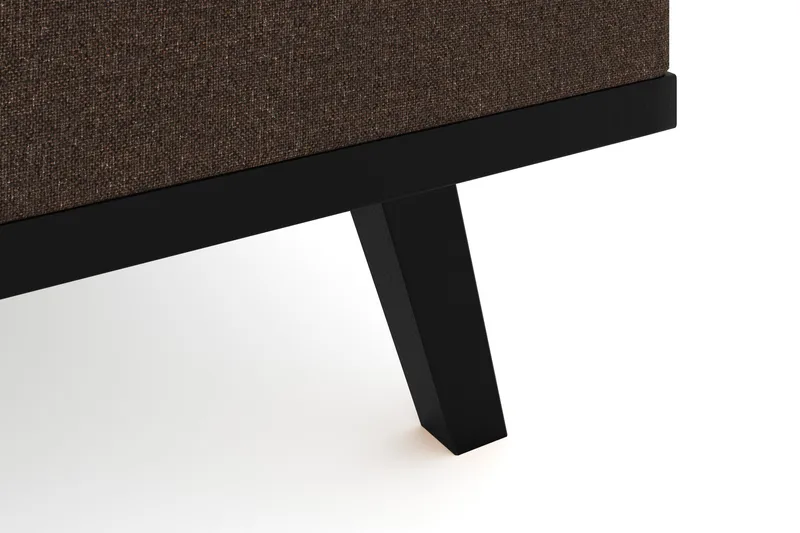 Copenhagen 5-istuttava Oikeakätinen U-muotoinen Sohva Divaanilla ja Divaanituolilla Kankaalla - Ruskea - Huonekalut - Sohva - Divaanisohva