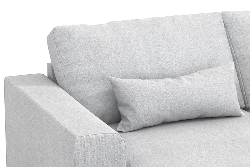 Copenhagen 5-istuttava Oikeakätinen U-muotoinen Sohva Divaanilla ja Divaanituolilla Kankaalla - Vaaleanharmaa - Huonekalut - Sohva - Divaanisohva