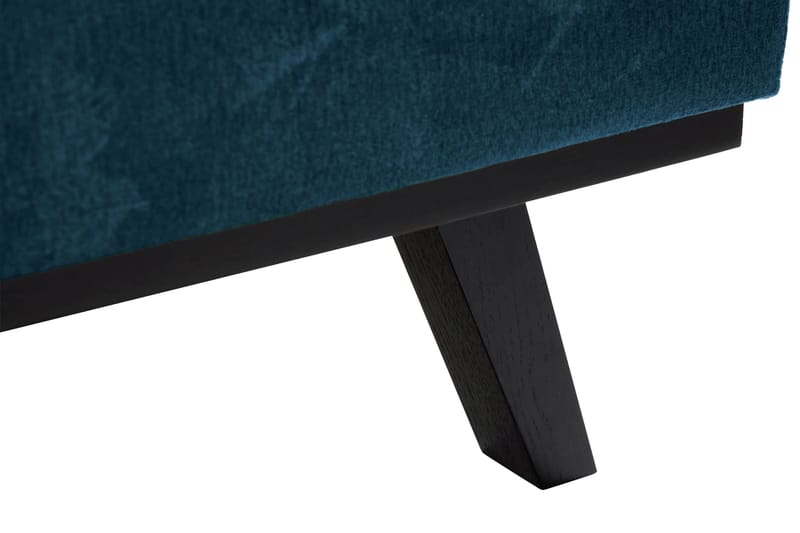 Copenhagen 5-istuttava Oikeakätinen U-muotoinen Sohva Divaanilla ja Divaanituolilla Sametilla - Sininen - Huonekalut - Sohva - Divaanisohva