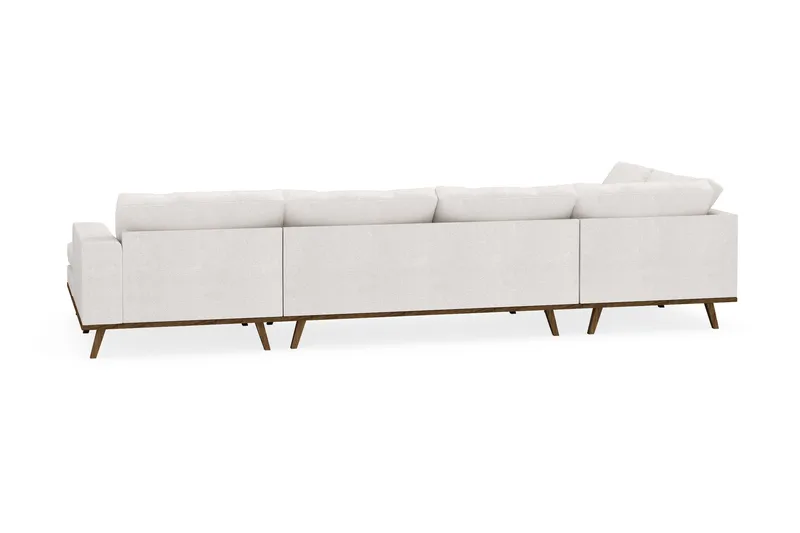 Copenhagen 5-istuttava Vasenkätinen U-muotoinen Sohva Divaanilla ja Divaanituolilla Bouclélla - Valkoinen - Huonekalut - Sohva - Divaanisohva