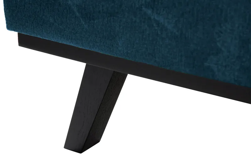 Copenhagen 5-istuttava Vasenkätinen U-muotoinen Sohva Divaanilla ja Divaanituolilla Sametilla - Sininen - Huonekalut - Sohva - Divaanisohva