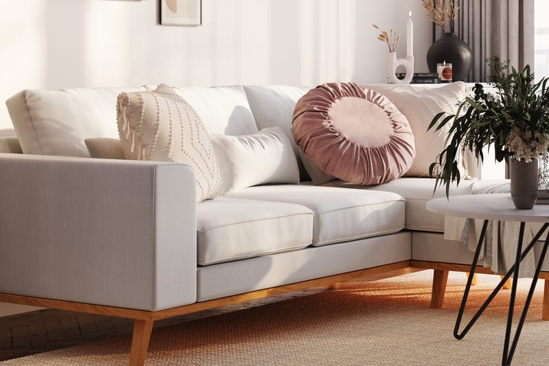 Copenhagen Compact Divaanisohva Käännettävä - Pellavanbeige - Huonekalut - Sohva - Divaanisohva - 3 istuttava sohva divaanilla