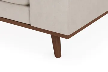 Copenhagen Premium 4-istuttava Vasenkätinen L-muotoinen Sohva Schäslongilla Kankaasta - Beige - Huonekalut - Sohva - Divaanisohva