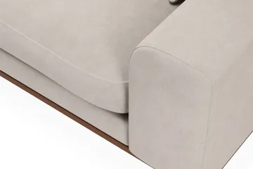 Copenhagen Premium 4-istuttava Vasenkätinen L-muotoinen Sohva Schäslongilla Kankaasta - Beige - Huonekalut - Sohva - Divaanisohva