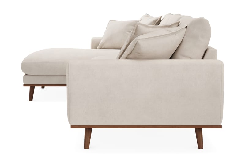 Copenhagen Premium 4-istuttava Vasenkätinen L-muotoinen Divaanisohva Kankaasta - Beige - Huonekalut - Sohva - Divaanisohva - 3 istuttava sohva divaanilla