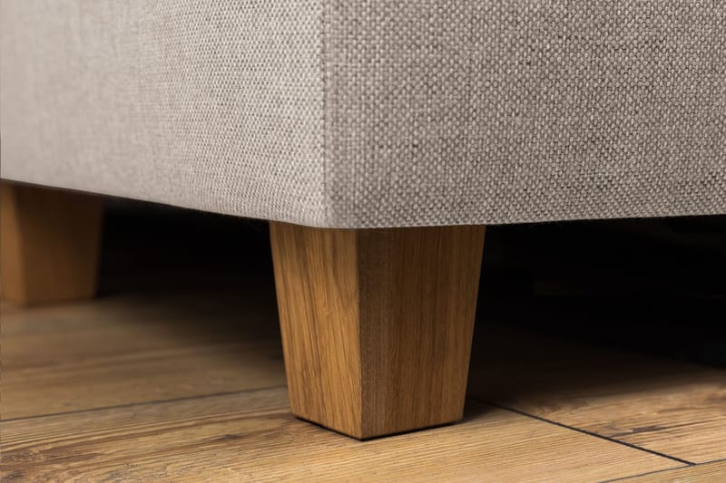 Crazy 3-istuttava Käännettävä L-muotoinen Divaanisohva Kankaalla - Beige - Huonekalut - Sohva - Divaanisohva - 3 istuttava sohva divaanilla