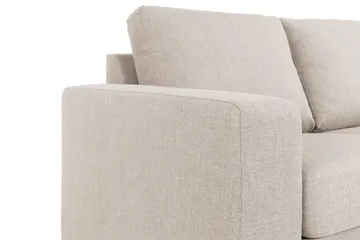Crazy 3-istuttava Käännettävä L-muotoinen Divaanisohva Kankaalla - Beige - Huonekalut - Sohva - Divaanisohva - 3 istuttava sohva divaanilla