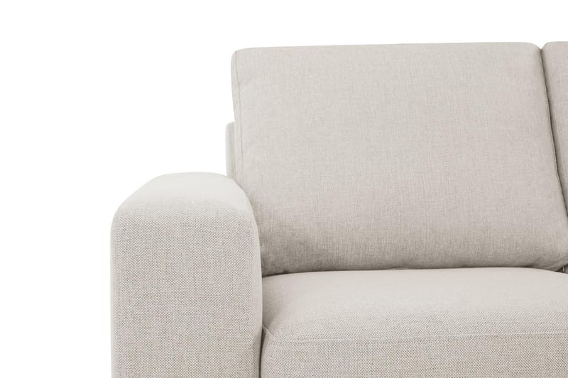 Crazy 3-istuttava Käännettävä L-muotoinen Divaanisohva Kankaalla - Beige - Huonekalut - Sohva - Divaanisohva - 3 istuttava sohva divaanilla