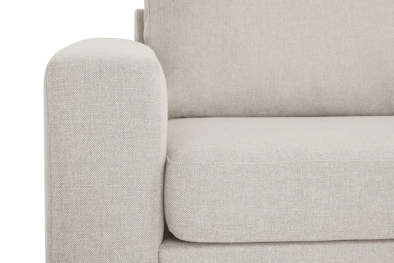 Crazy 3-istuttava Oikeakätinen L-muotoinen Divaanisohva Kankaalla - Beige - Huonekalut - Sohva - Divaanisohva - 3 istuttava sohva divaanilla