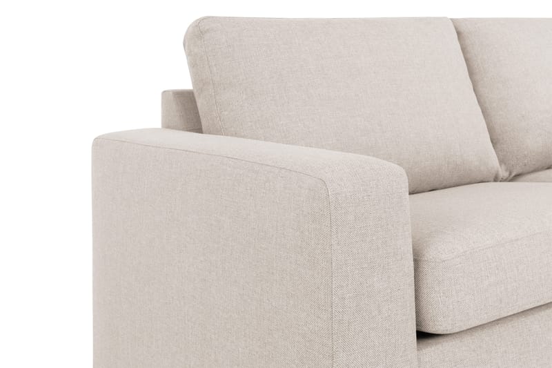Crazy 3-istuttava Oikeakätinen L-muotoinen Divaanisohva Kankaalla - Beige - Huonekalut - Sohva - Divaanisohva - 3 istuttava sohva divaanilla