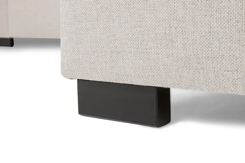 Crazy 3-istuttava Oikeakätinen L-muotoinen Divaanisohva Kankaalla - Beige - Huonekalut - Sohva - Divaanisohva - 3 istuttava sohva divaanilla