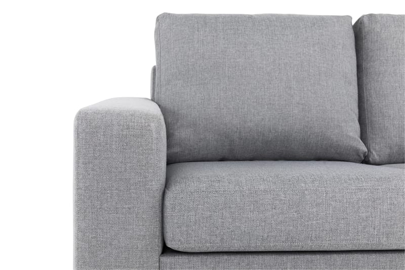 Crazy 3-istuttava Oikeakätinen L-muotoinen Divaanisohva Kankaalla - Harmaa - Huonekalut - Sohva - Divaanisohva - 2 istuttava sohva divaanilla