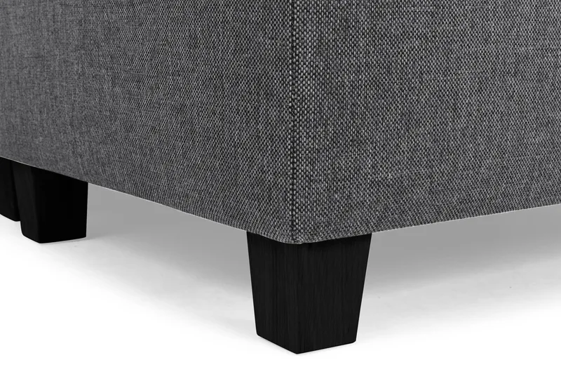 Crazy 3-istuttava Oikeakätinen L-muotoinen Divaanisohva Kankaalla - Tummanharmaa - Huonekalut - Sohva - Divaanisohva