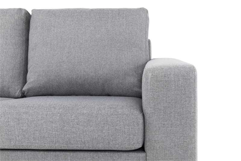 Crazy 3-istuttava Vasenkätinen L-muotoinen Divaanisohva Kankaalla - Harmaa - Huonekalut - Sohva - Divaanisohva - 2 istuttava sohva divaanilla