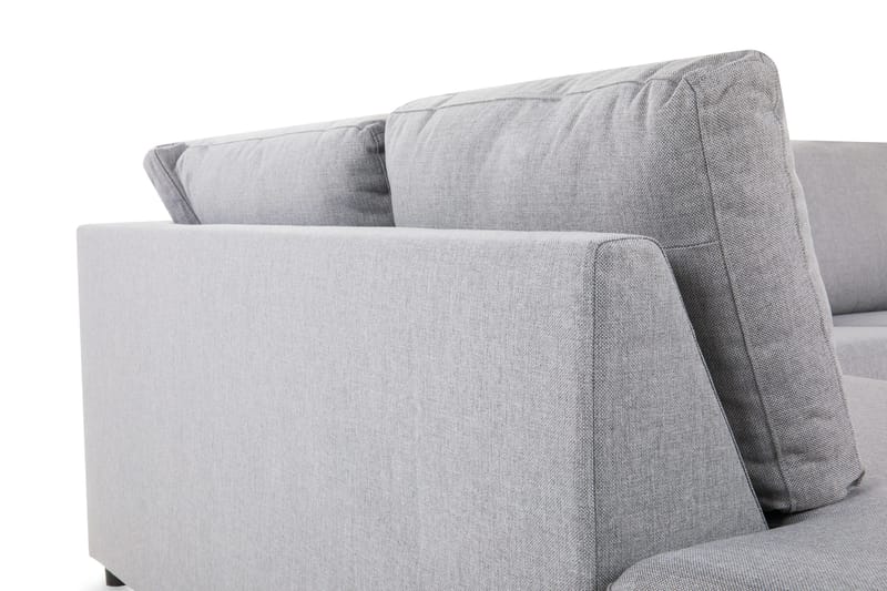 Crazy 3-istuttava Vasenkätinen L-muotoinen Divaanisohva Kankaalla - Harmaa - Huonekalut - Sohva - Divaanisohva - 2 istuttava sohva divaanilla
