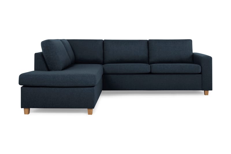 Crazy 3-istuttava Vasenkätinen L-muotoinen Divaanisohva Kankaalla - Sininen - Huonekalut - Sohva - Divaanisohva