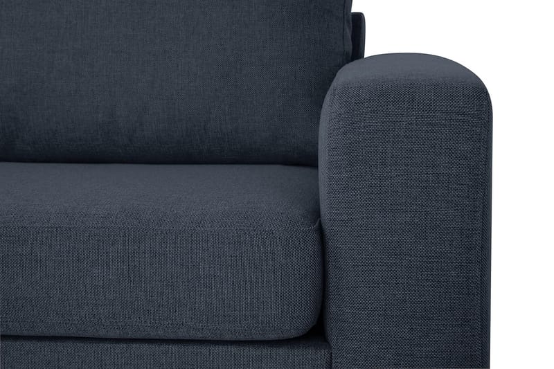 Crazy 3-istuttava Vasenkätinen L-muotoinen Divaanisohva Kankaalla - Sininen - Huonekalut - Sohva - Divaanisohva