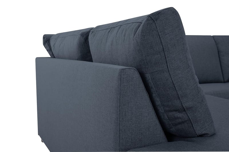 Crazy 3-istuttava Vasenkätinen L-muotoinen Divaanisohva Kankaalla - Sininen - Huonekalut - Sohva - Divaanisohva