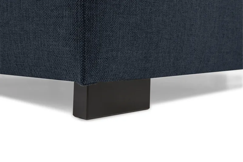 Crazy 3-istuttava Vasenkätinen L-muotoinen Schäslongsohva Kankaalla - Sininen - Huonekalut - Sohva - Divaanisohva - 3 istuttava sohva divaanilla