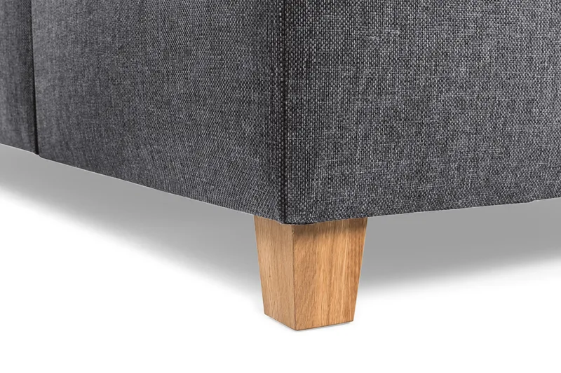 Crazy 4-istuttava Käännettävä L-muotoinen Divaanisohva Kankaalla - Tummanharmaa - Huonekalut - Sohva - Divaanisohva - 4 istuttava sohva divaanilla