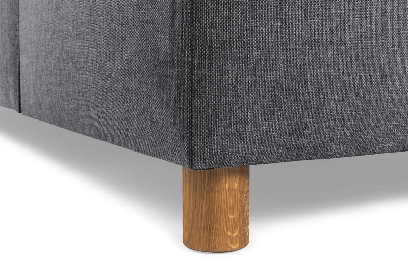 Crazy 4-istuttava Käännettävä L-muotoinen Divaanisohva Kankaalla - Tummanharmaa - Huonekalut - Sohva - Divaanisohva - 4 istuttava sohva divaanilla