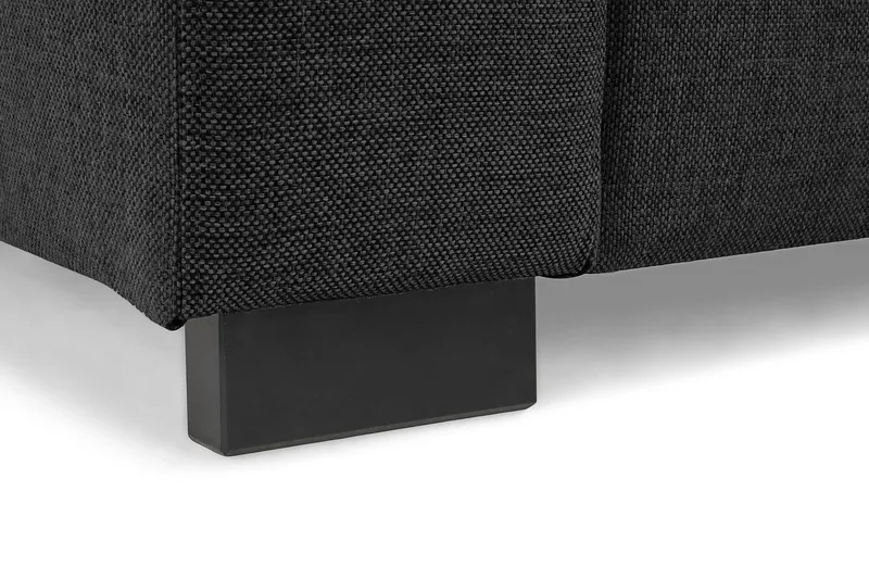 Crazy 4-istuttava Käännettävä L-muotoinen Divaanisohva Kankaalla - Tummanharmaa - Huonekalut - Sohva - Divaanisohva - 4 istuttava sohva divaanilla