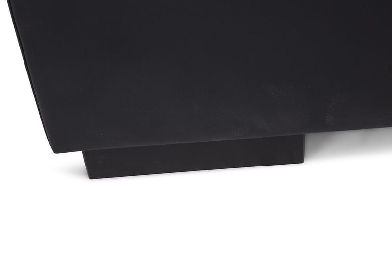 Crazy 4-istuttava Käännettävä L-muotoinen Divaanisohva Keinonahkalla - Musta - Huonekalut - Sohva - Divaanisohva - 4 istuttava sohva divaanilla