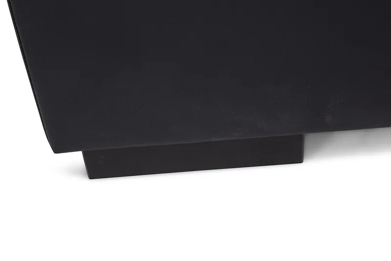 Crazy 4-istuttava Käännettävä L-muotoinen Divaanisohva Keinonahkalla - Musta - Huonekalut - Sohva - Divaanisohva - 4 istuttava sohva divaanilla