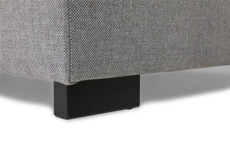 Crazy 4-istuttava Oikeakätinen U-muotoinen Large Sohva Divaanilla ja Schäslongilla Kankaalla sis. Kuorityynyt - Harmaa - Huonekalut - Sohva - Divaanisohva