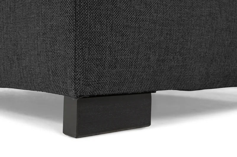 Crazy 4-istuttava Oikeakätinen U-muotoinen Small Sohva Divaanilla ja Schäslongilla Kankaalla sis. Kuorityynyt - Tummanharmaa - Huonekalut - Sohva - Divaanisohva