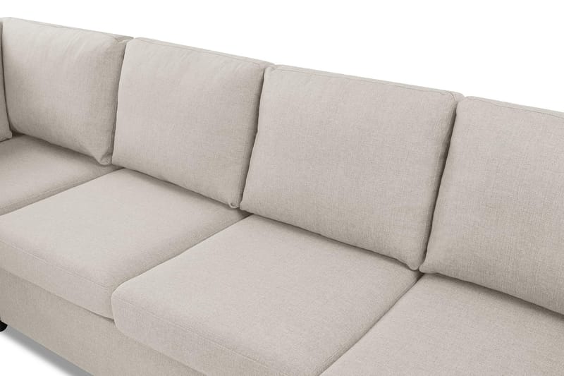 Crazy 4-istuttava Vasenkätinen L-muotoinen Divaanisohva Kankaalla - Beige - Huonekalut - Sohva - Divaanisohva - 3 istuttava sohva divaanilla
