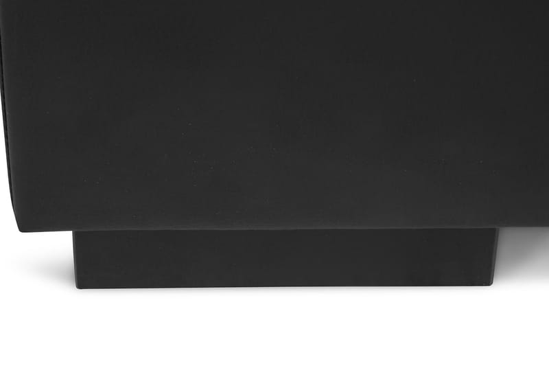 Crazy 4-istuttava Vasenkätinen L-muotoinen Divaanisohva Keinonahkalla - Musta - Huonekalut - Sohva - Divaanisohva - 3 istuttava sohva divaanilla