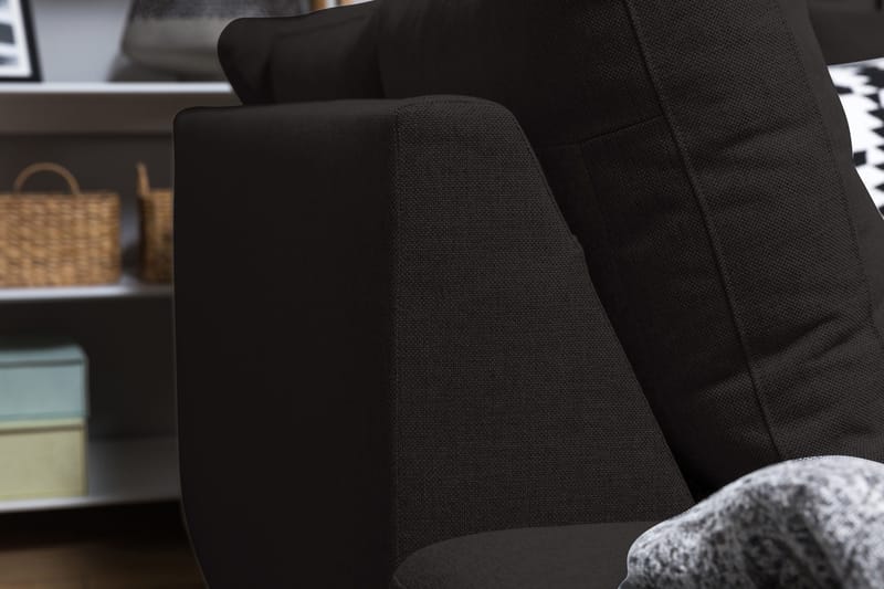 Crazy 5-istuttava Vasenkätinen L-muotoinen Divaanisohva Kankaalla - Antrasiitti - Huonekalut - Sohva - Divaanisohva - 4 istuttava sohva divaanilla