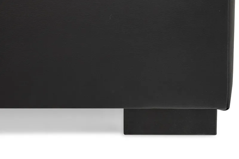 Crazy 5-istuttava Vasenkätinen U-muotoinen Sohva Divaanilla ja Divaanituolilla Keinonahkalla - Musta - Huonekalut - Sohva - U-Sohva