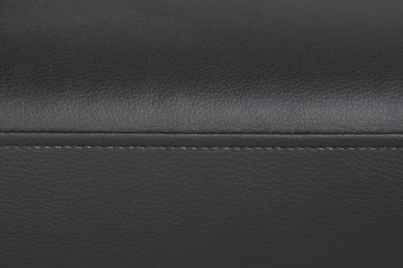 Crazy 5-istuttava Vasenkätinen U-muotoinen Sohva Divaanilla ja Divaanituolilla Keinonahkalla - Musta - Huonekalut - Sohva - U-Sohva