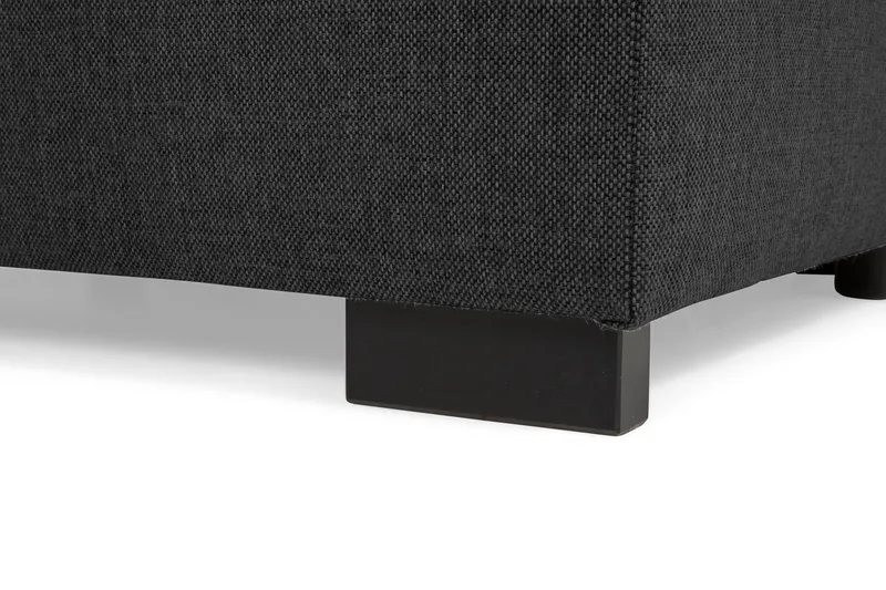 Crazy 5-istuttava Vasenkätinen U-muotoinen X-Large Sohva Divaanilla ja Schäslongilla Kankaalla sis. Kuorityynyt - Tummanharmaa - Huonekalut - Sohva - Divaanisohva