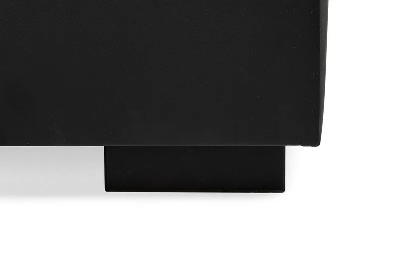 Crazy 6-istuttava Vasenkätinen U-muotoinen XX-Large Sohva Divaanilla ja Divaanituolilla Keinonahkalla - Musta - Huonekalut - Sohva - U-Sohva